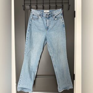 Abercrombie & Fitch Light Blue Straight Leg Jeans